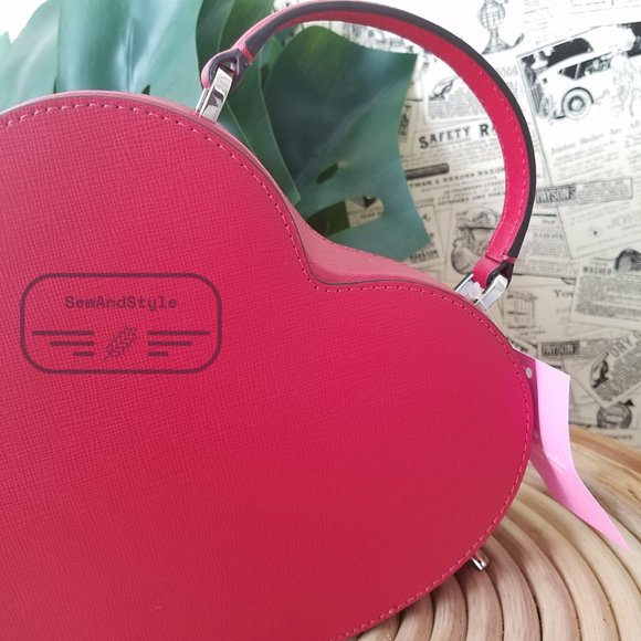 ♥️ Kate Spade NWT New York Crossbody Red Love Shack Heart Purse Valentine - Picture 10 of 16